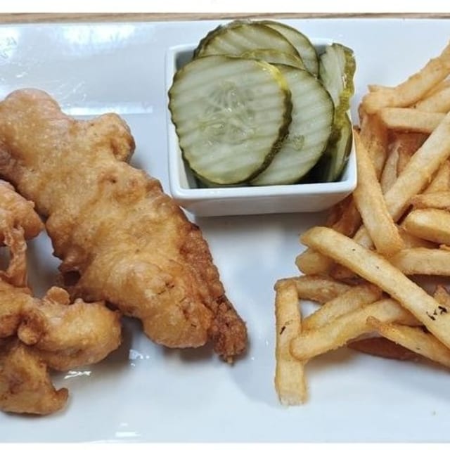Chicken Strips & French Fries.