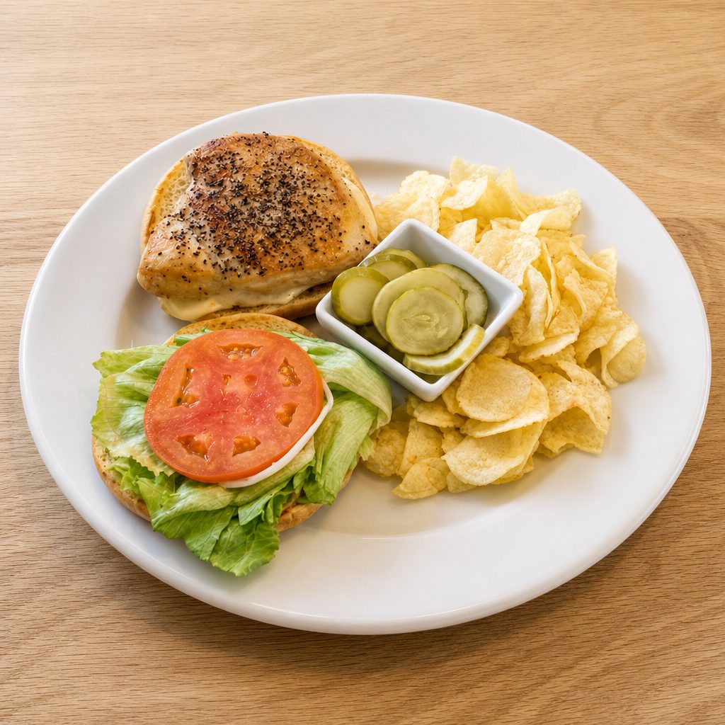 Grilled Cheese Sandwich Only.