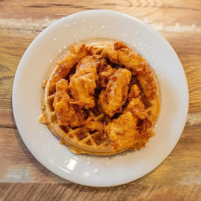 Chicken and Waffles.